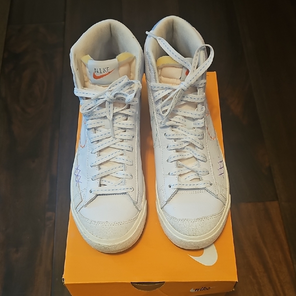 Nike High-Top Sneakers - White